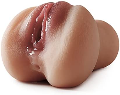 Male Masturbator, Pocket Pussy Masturbators with Textured Tight Vaginal for Stimulation Adult Pleasure Masturbation Sex Toy for Men (Brown)