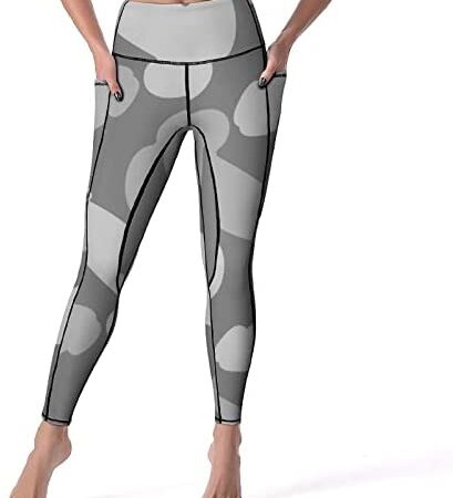 Camo Penis Women's Yoga Pants With Pockets High Waist Workout Leggings Sports Trousers