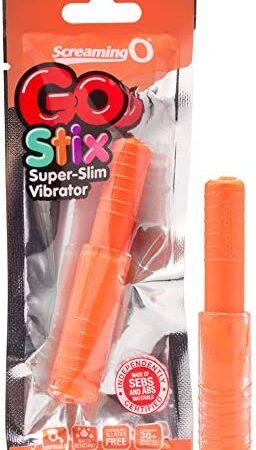 Screaming O Tangerine Go Stix Super Slim Vibe Disposable Bullet Vibrator