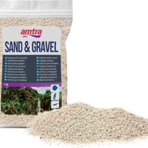 Amtra White Quartz Ivory Fine White Quartz Sand for Freshwater or Saltwater 1-3mm Grains 2kg