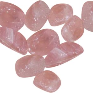 OUNONA Crystal Rock Diy Handicraft Gravel Decorative Natural Aquarium Decorations Yoga Outfit Selenite Bowl Gemstone Chakra Jewelry Vase Filler Stone Filling Pink Crystal Beads