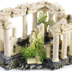 Monster Pet Supplies CLASSIC Ancient Roman Square Column Ruins 195mm - Aquarium Ornament